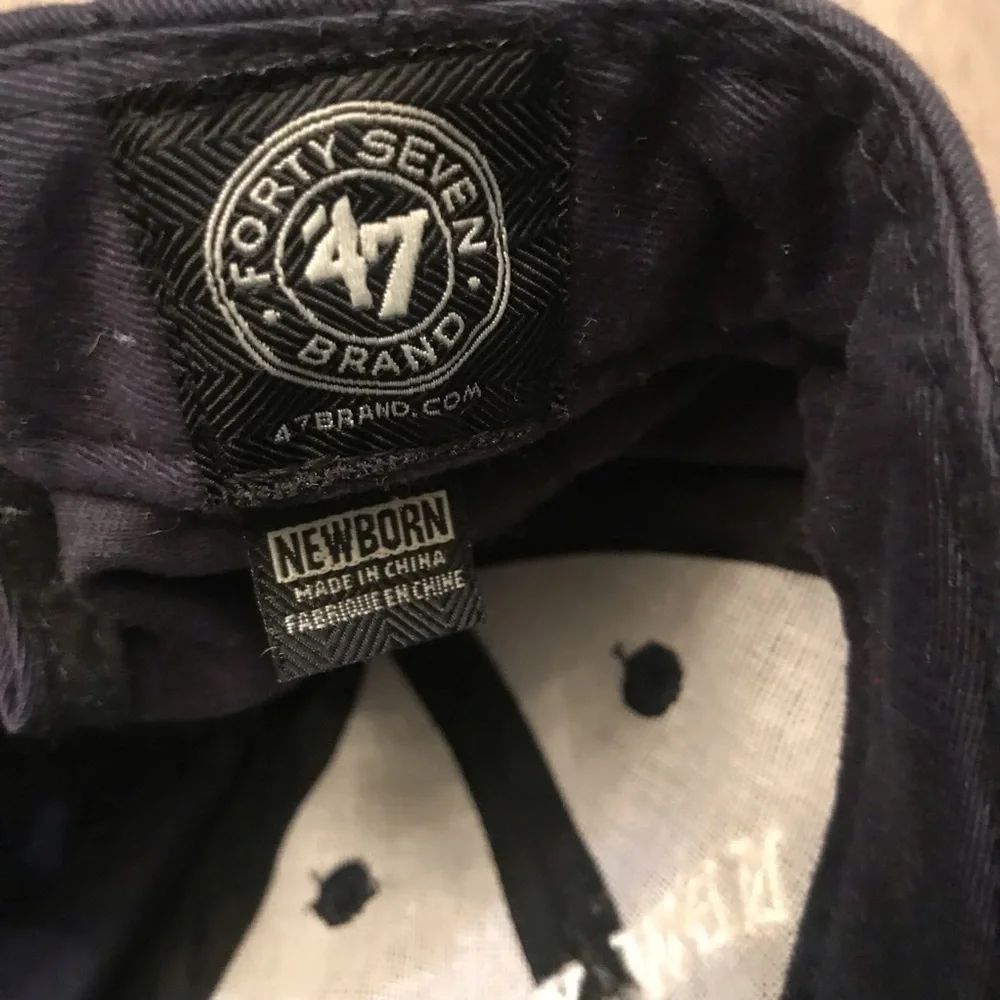 New York‎ Yankees 47 Brand MLB Clean Up Hat Newborn OSFA​